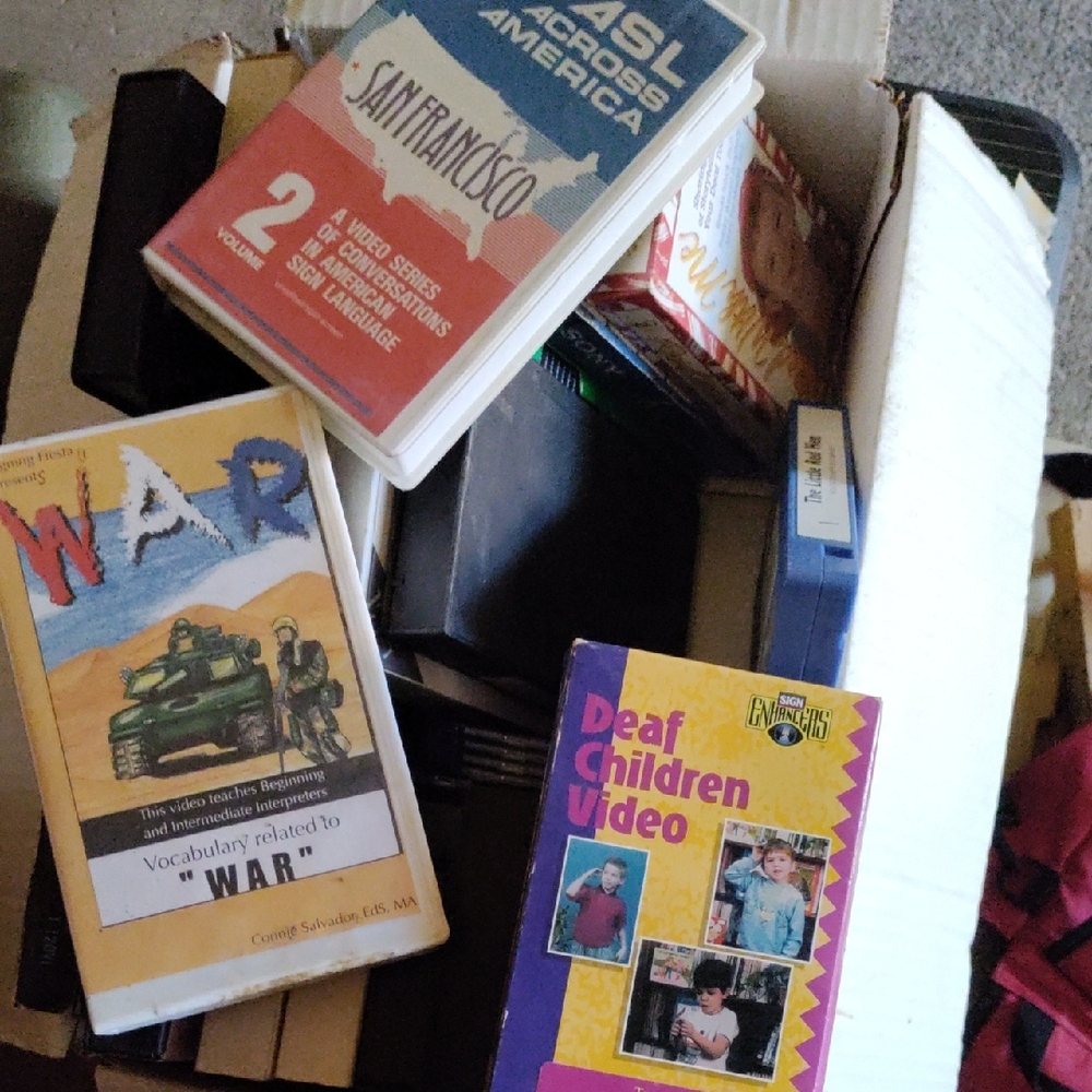 ASL VHS Tapes